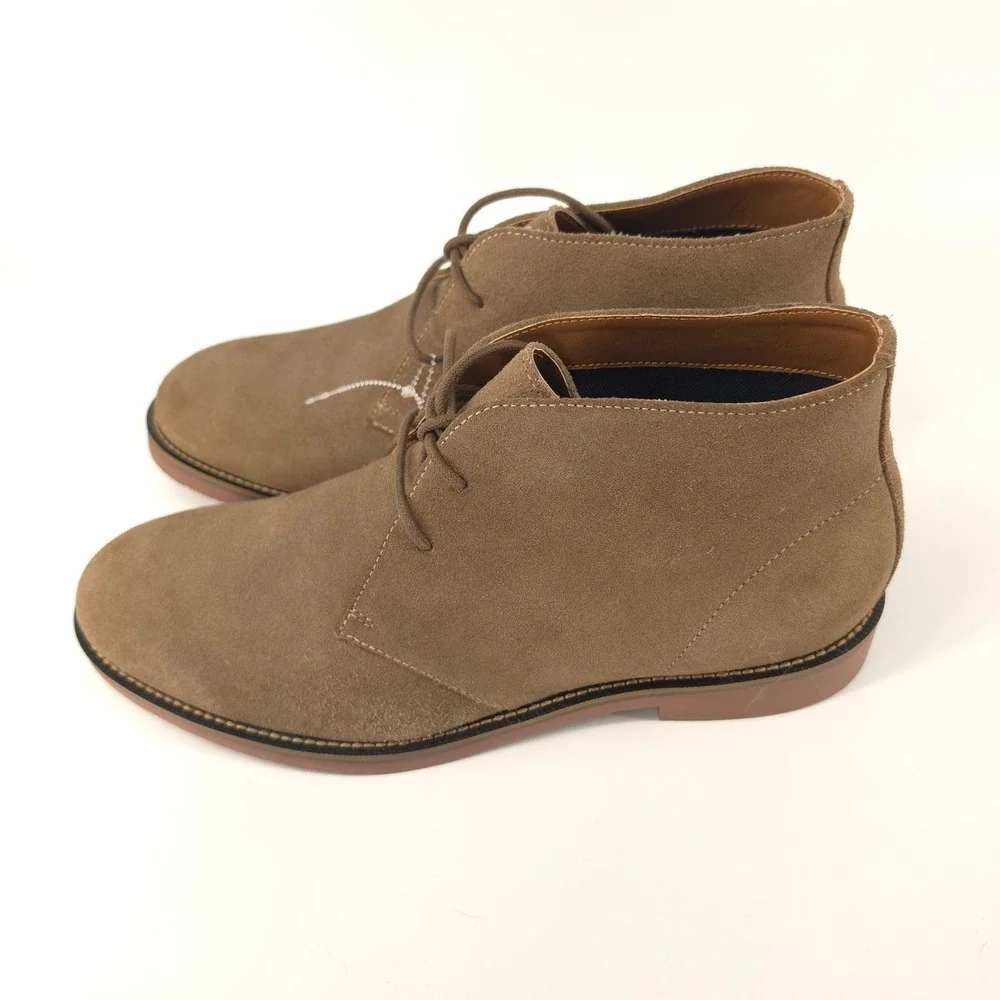 Dockers Mens Nigel Chukka Ankle Boot Suede Tan Size 11 Leather NWOB
